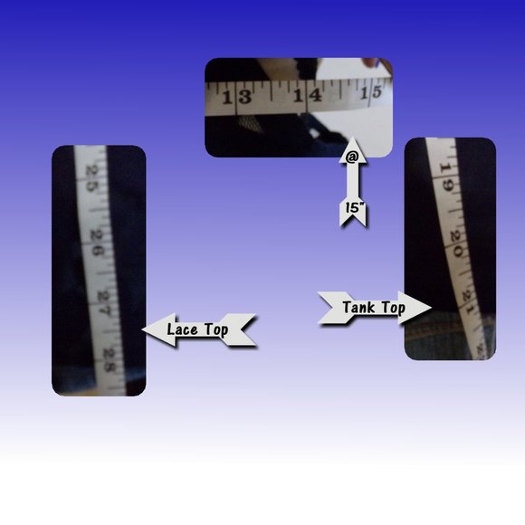 Lace V-Neck Top with Tank Top Underneath {L2} - Picture 6 of 6